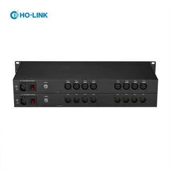 Новый 8-канальный преобразователь звука XLR в оптоволокно, транслирующий голосовой звук по одному SC/ST/FC/LC
