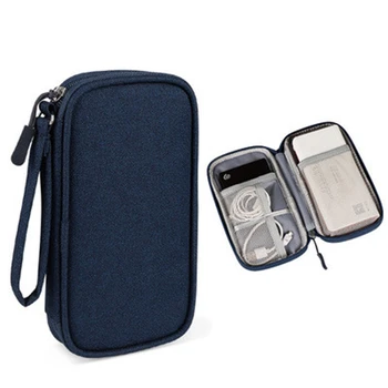 Портативная сумка для внешнего аккумулятора USB-гаджеты Кабели Провода Органайзер Жесткий диск Защита жесткого диска Сумка для хранения Sac de rangement en fil de fer