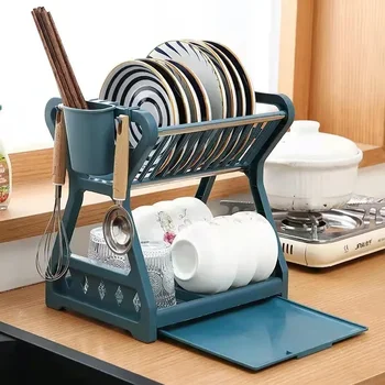 2023 год Новинка AOLIVIYA Стойка для посуды в японском стиле Бытовая простая стойка для посуды Стойка для хранения Кухонные палочки для еды Сливная стойка