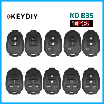 10шт KEYDIY KD B35 Универсальный пульт дистанционного управления 4 кнопки Автомобильный ключ для Toyota Style для KD900 KD900+ URG200 KD-X2 Mini KD KD-MAX