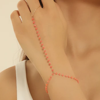 Cxwind модный и популярный сочетающийся браслет с корейским браслетом из оранжевого агата в качестве подарка на день рождения