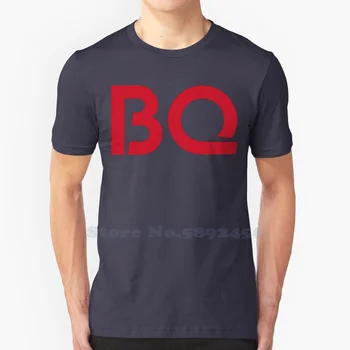 BQ Логотип Повседневная футболка Высокое качество Графика 100% хлопок Футболки