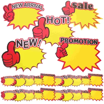Рекламные знаки Ценник для коммерции Теги Магазины Бумага Гаражные распродажи Цены