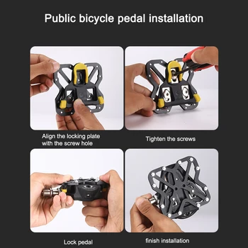  Премиум Велосипедная Педальная Платформа Шипы Для SPD Для Shimano KEO Совместимые противоскользящие гвозди Прочный и легкий