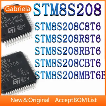 STM8S208C8T6 STM8S208R8T6 STM8S208RBT6 STM8S208CBT6 STM8S208MBT6B микроконтроллер STM8 24 МГц