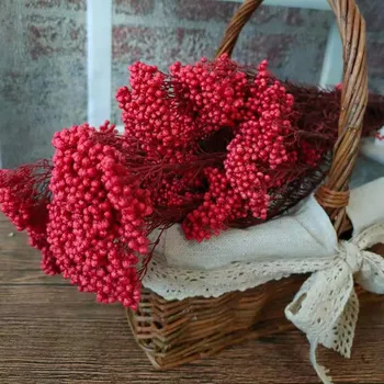 50g натуральный просо фрукты сушеные цветы свадебные центральные элементы для столов искусственные цветы бесплатная доставка пампас трава рождество