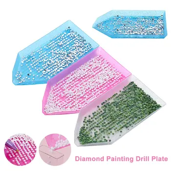 Stitch Nail Art Лоток для хранения алмазов большой емкости Алмазная живопись Сверлильная пластина Пластины для бисероплетения Лоток для алмазной живописи
