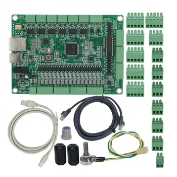 6 Axis Mach3 Controller Board Контроллер движения с ЧПУ Поддержка USB + Ethernet для гравировального станка с ЧПУ