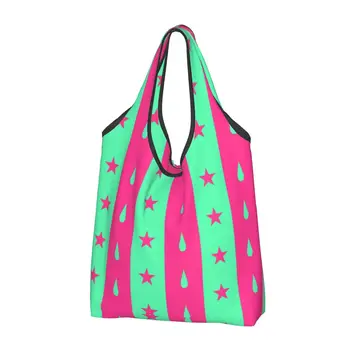 Пользовательские сумки для покупок Hisoka Star And Tear Женские портативные продукты большой емкости Hunter X Hunter Аниме Манга Сумки для покупок