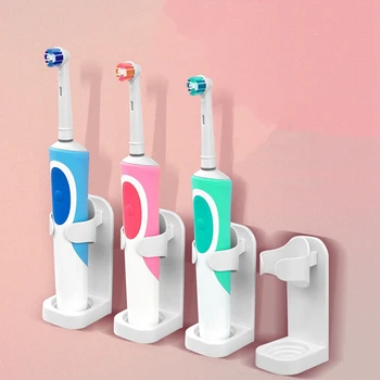  Бесследный держатель для зубных щеток Ванна Настенные электрические держатели для зубных щеток Взрослые Подставка для зубных щеток Вешалка для ванной комнаты