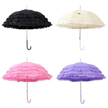 Модные кружевные зонтики от солнца Сильные корейские лолиты солнце