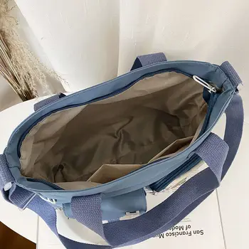 Женская нейлоновая модная сумка через плечо для покупок Студенческий портативный мессенджер модный легкий карман и сумка для мобильного телефона
