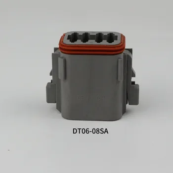 DETUSCH Автомобильный водонепроницаемый разъем DT06-8SA 8 отверстий серый DT06-08SA