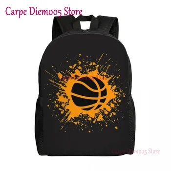 3D-печать Баскетбольный рюкзак для девочек Мальчики Спорт Колледж Школьные дорожные сумки Мужчины Женщины Книжная сумка подходит для 15-дюймового ноутбука