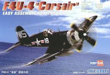 1:72 Вторая мировая война США F4U-4 Пиратский истребитель Военный самолет Авиация Армейская сборка Модель игрушки