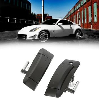 Автомобильная левая и правая наружная наружная черная дверная ручка для Nissan 350Z 2003-2009 80607-CD41E 80607-CD41D