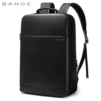 BANGE 2023 Новый дизайн USB Перезаряжаемые туристические рюкзаки большой емкости Мужчины 15,6 дюйма Рюкзак для ноутбука Водонепроницаемая сумка для мужчин