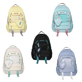 Y166 Универсальный и прочный японский рюкзак Школьная сумка Рюкзак для ноутбука Идеально подходит для студентов и подростков колледжа