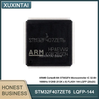5 шт./лот Новый оригинальный микроконтроллер LQFP-144 STM32F407ZET6 STM32F407 микроконтроллер ИС 32-битный 168 МГц 512 КБ (512K x 8) ФЛЭШ-память