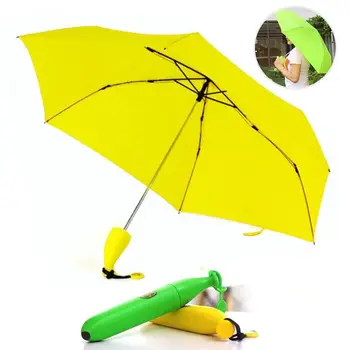 Взрослый банановый складной зонтик Интересные складные фруктовые зонтики
