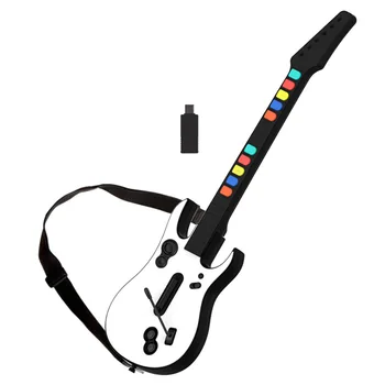 Guitar Hero Game Беспроводной игровой контроллер Guitar Hero Rock band 2.4 G Дистанционная гитарная ручка Консоль Геймпад 10Key Для ПК PS3 ПК