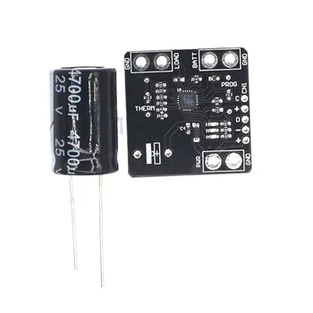 MCP73871 Повышение мощности 4,2 В 1 А Модуль управления зарядкой USB Solar Lipoly Lithium Lon Distribution Интегрированная система распределения нагрузки