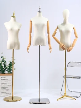 Модель магазина одежды реквизит женская половинная стойка для женской одежды стойка для демонстрации моделей