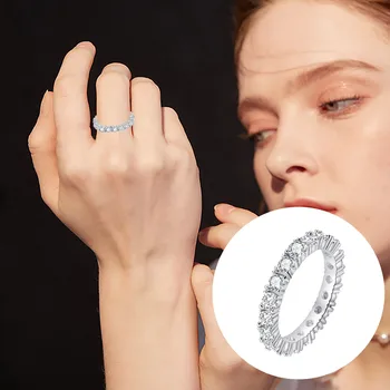 Girls Store Изысканное кольцо с бриллиантом Мода Универсальные женские аксессуары Новая мода Простое изысканное кольцо 2023