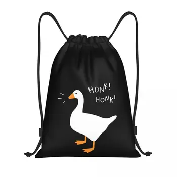 Honk Honk Goose Бейсбол ェ Рукав Кулиска Сумки Спортивная сумка Забавный графический рюкзак Забавная новинка Рюкзак Школы