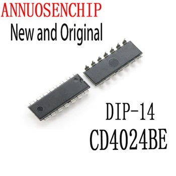 10PCS Новый и оригинальный DIP14 CD4024 DIP 4024BE DIP-14 IC CD4024BE