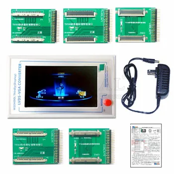 TV160 6-й преобразователь материнской платы 4,3-дюймовый дисплей Инструменты для тестирования экрана Оригинальный конвертер LVDS в VGA 6-го поколения для ремонта ЖК-телевизора