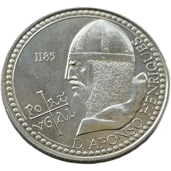 800-летие со дня смерти короля Альфонсо I в Португалии 1985 г. Памятная монета 100 эскудо 34 мм