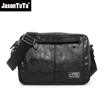 JASONTUTU PU кожа мужская сумка на одно плечо повседневные диагональные поперечные сумки сумка дропшиппинг 가방