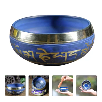 1 Набор поющих чаш Ручное постукивание Ремесло Уникальная музыкальная чаша для медитации
