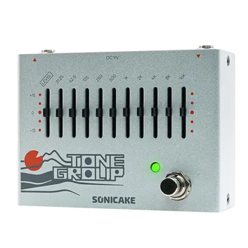 SONICAKE Tone Group 10-полосный эквалайзер эквалайзер гитара бас педаль эффектов QDS-01