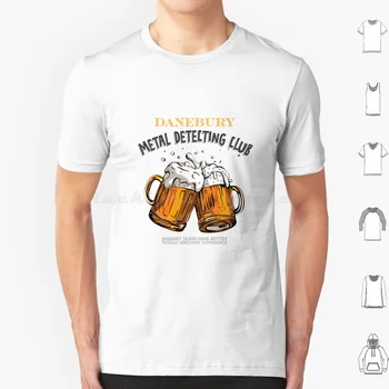 Danebury Металлоискатель Club-Buddies Поиск лучшей футболки Хлопок Мужчины Женщины Сделай сам Детекторы отпечатков Danebury Металлоискатели
