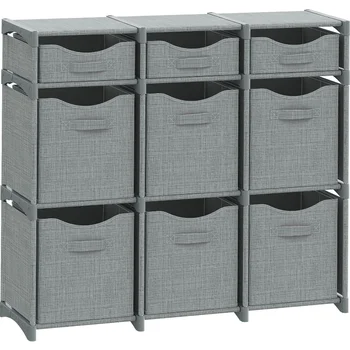 9 Органайзеры и хранение для кубического шкафа | Включает в себя все контейнеры для хранения кубов | Простой в сборке шкаф для хранения с выдвижными ящиками