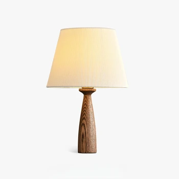 Декоративная настольная лампа из массива дерева, дизайнерская модель, комната, стойка регистрации отеля B&B, диван, кабинет, спальня, прикроватная лампа