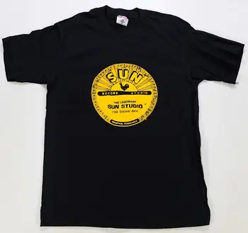 Редкий VTG TEE JAYS Легендарная футболка Sun Record Studio Memphis 90-х годов Черный SZ M