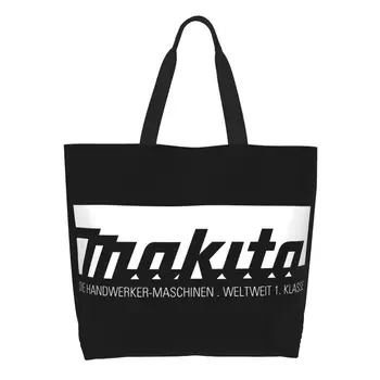 Fashion Makitas Shopping Tote Сумка Многоразовая холщовая сумка для покупок на плечо