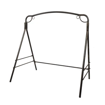  Подставка для стула-гамака Прочная железная конструкция для качелей на крыльце, идеально подходит для внутреннего / открытого патио, палубы, двора, вместимость 550 фунтов