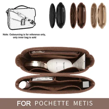 Для Pochette Metis Insert Органайзер Косметичка Органайзер для путешествий Портативные косметички дизайнерские сумки через плечо Metis Сумка Organier