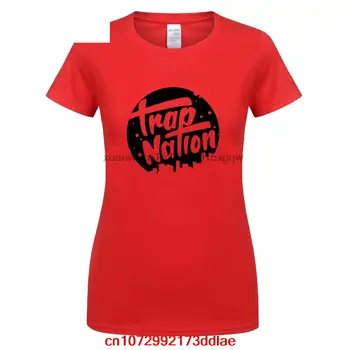 Знаменитая футболка хлопковая простая компрессионная ловушка нация фиолетовая футболка женская хип-хоп база круглая шея онлайн ткань