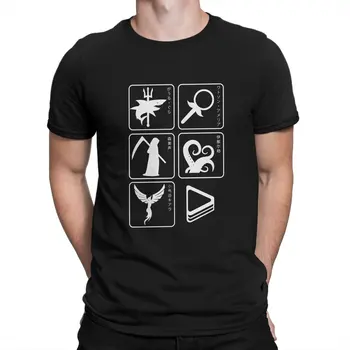 Символы Круглый воротник TShirt Hololive VTuber Классическая футболка из полиэстера Мужские топы Индивидуальность