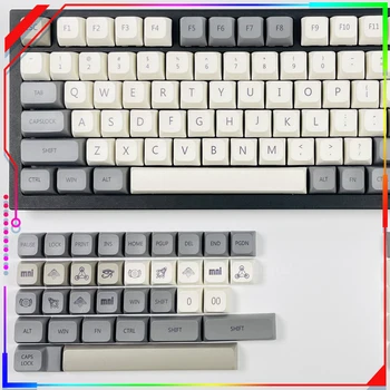 Xda Набор колпачков для клавиш профиля Английский/японский PBT Qishi Keycap Для игровой механической клавиатуры Пользовательские колпачки для клавиш DIY