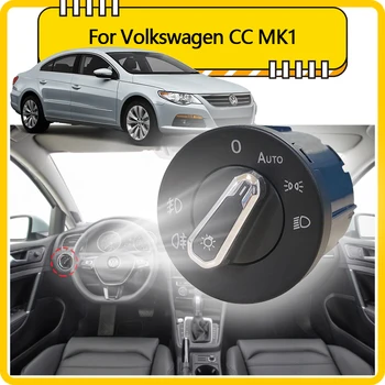 Автоматический переключатель фар для Volkswagen VW CC MK1 2009 ~ 2017 Автомобильные аксессуары Обновление управления светом Модификация устройства Авто