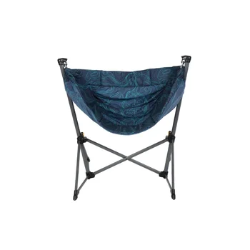 Портативный гамак для кемпинга, нейлон, синяя уличная мебель, портативный складной стул