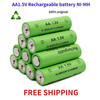 Новая батарея АА 3000 мАч Аккумуляторная батарея Ni-MH 1,5 В Батарея АА для часов, мышей, компьютеров, игрушек и т. Д.