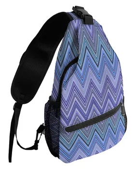  волнистые линии геометрические нагрудные сумки для женщин и мужчин водонепроницаемые сумки-мессенджеры женские спортивные сумки через плечо