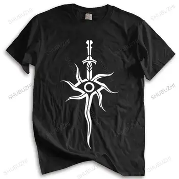 летняя футболка Футболка бренда Shubuzhi Символ Dragon Age Inquisition Хип-хоп Мужская футболка с принтом Fishbone футболка унисекс